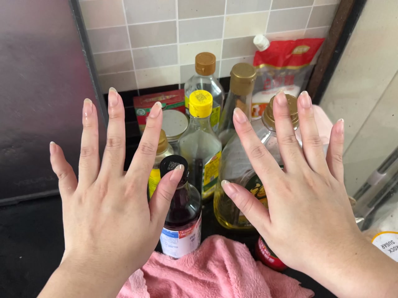 Wiping Condiment Bottles first-frame poster