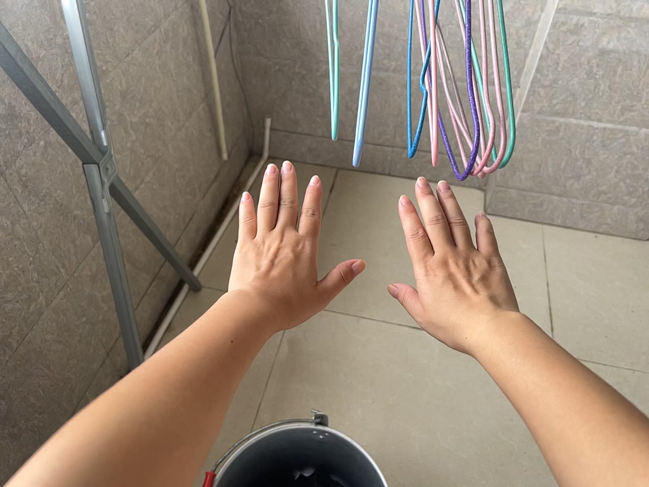Hanging Clothes to Dry first-frame poster