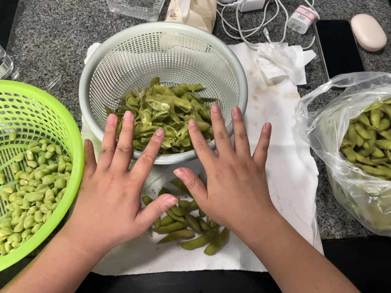 Shelling Edamame first-frame poster