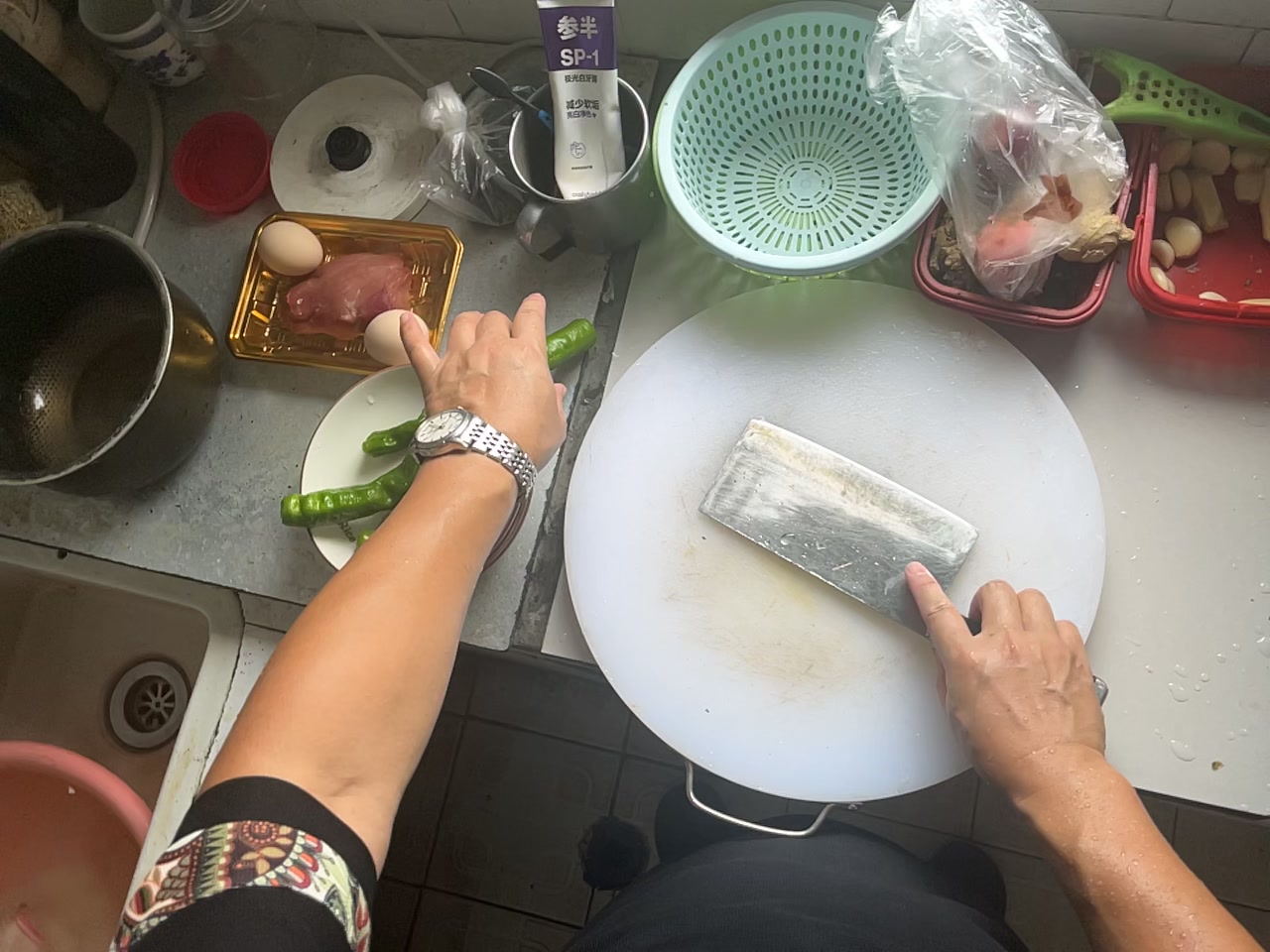 Preparing Ingredients first-frame poster